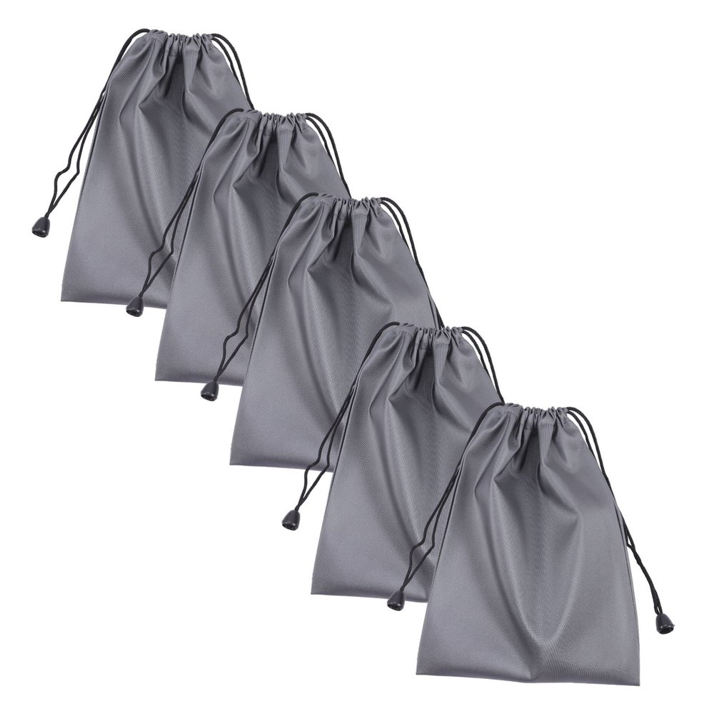 DIYEAH 6pcs Tarpaulin Bag Cell Phone Charger Organizer Pouch for Electronics Travel Packing Handle