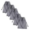 DIYEAH 6pcs Tarpaulin Bag Cell Phone Charger Organizer Pouch for Electronics Travel Packing Handle view 1