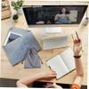 DIYEAH 6pcs Tarpaulin Bag Cell Phone Charger Organizer Pouch for Electronics Travel Packing Handle view 2