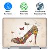 11.6 12 Inch Laptop Skin Sticker Cover Premium Sticker Cover Art Decal Decorative (Included 2 Wrist Pad Skins) - Butterfly High Heel view 2