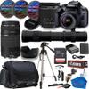 Canon EOS 4000D/Rebel T100 Bundle:Includes 18-55,75-300 & 420-800mmLens,Tripod,64GB Memory Card,Carry Case,3-Piece Filter Kit for Stunning Photos and Videos (Renewed) view 1
