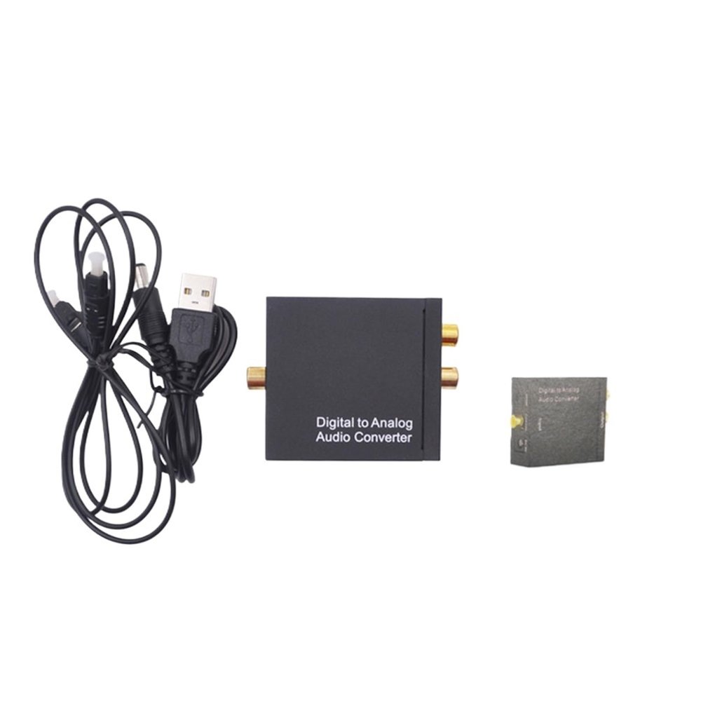 1pcs 192KHz Digital To Analog Audio Converter Digital Coaxial SPDIF To Analog 3.5mm Jack Optical To L/R DAC Decoder
