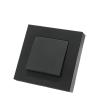 RBFRZGSU 1pcs Frosted Wall Rocker Switch Flame Retardant Plastic Panel Double Button 2 Gang 1 Way Light Wall Switch On and Off AC(1 Gang 1 Way Switch) view 1