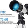 Kids 70mm Refractor cope for Astronomy Beginners, 300mm Focal Length, Portable Camping, Adjustable Tripod, Easy Setup, Children to Explore Space and Stars view 2