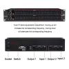 Dual Channel Professional DJ Equalizer,31-Band Stereo Graphic Equalizer,with Low/mid/Treble Independent Adjustment for Home Audio view 2