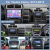 10.1inch Car Stereo for Toyota Camry 2012 2013 2014 with Carplay & Android Auto, IPS Touch Screen for Toyota Camry Radio with Bluetooth/GPS/WiFi/SWC/Split Screen/Mirrorlink view 2