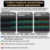 Dual Stereo Graphic Equalizer,31-Band Digital Equalizer,LED Spectrum Display with Automatic Noise Reduction for Recording Studio view 3