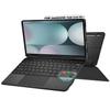 Doohoeek Keyboard Folio w/Status Screen for Samsung Galaxy Tab S10 FE Plus 13.1 Inch 2025, Tab S10 FE+ 13.1" Keyboard Bluetooth with Trackpad & Any-Angle Stand & Backlit Key, S10 Fe+ Keyboard Cover view 1