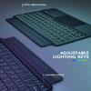 Doohoeek Keyboard Folio w/Status Screen for Samsung Galaxy Tab S10 FE Plus 13.1 Inch 2025, Tab S10 FE+ 13.1" Keyboard Bluetooth with Trackpad & Any-Angle Stand & Backlit Key, S10 Fe+ Keyboard Cover view 3