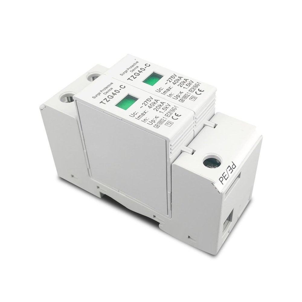 1pcs SPD 2P House Surge Protector Protection Protective Low-Voltage Arrester Device