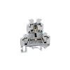 UKK 3-PV 5 Pcs Din Rail Terminal Block Screw Connection Electrical Double Levels Wire Conductor Distribution Block UKK3-PV view 1