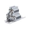 UKK 3-PV 5 Pcs Din Rail Terminal Block Screw Connection Electrical Double Levels Wire Conductor Distribution Block UKK3-PV view 2