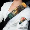 Colorful Seaside Elephants Car Seat Belt Cover Pad Soft Seatbelt Cushion Shoulder Strap Protector 2PCS view 4