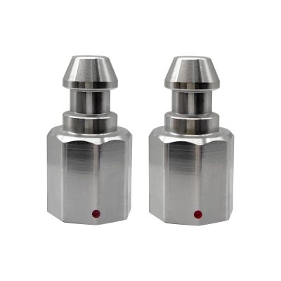 LS2015 2PC Accessory of GNSS RTK Quick Release Adapter for RTK with 5/8x11 Thread,Silver Parts of RTK Quick Release Adapters