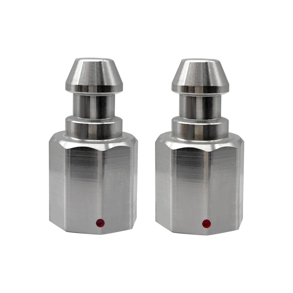 LS2015 2PC Accessory of GNSS RTK Quick Release Adapter for RTK with 5/8x11 Thread,Silver Parts of RTK Quick Release Adapters