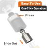 LS2015 2PC Accessory of GNSS RTK Quick Release Adapter for RTK with 5/8x11 Thread,Silver Parts of RTK Quick Release Adapters view 4