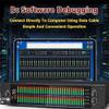 Audio Digital Equalizer,31-Band Stereo Graphic Equalizer, LED Spectrum Display, 10 Preset Effects,Signal Processors for Recording Studio(1) view 2