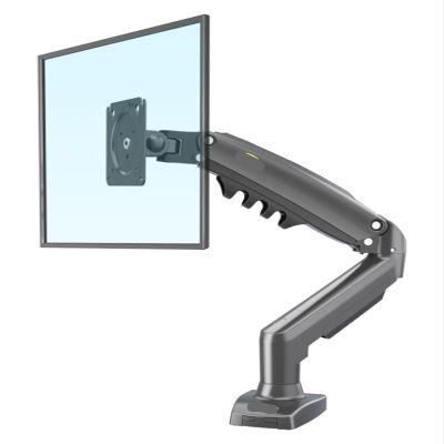 BEGWVDJTP F80 Gas Spring 17-30 inch Desktop LED LCD Monitor Stand arm Load 2~9 kg(Matte Charcoal No USB)