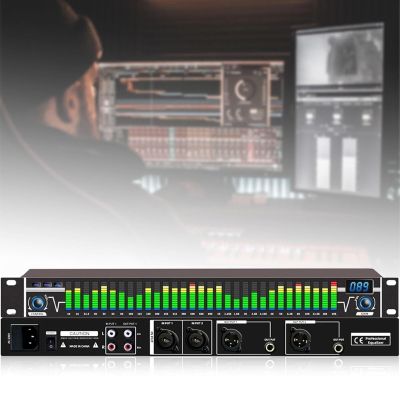 Audio Digital Equalizer,31-Band Stereo Graphic Equalizer,Professional Sound System Professional Equalizers for Recording Studio