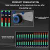Stereo Audio Equalizer,31-Band Stereo Graphic EQ, with 10 Preset Effects and Low/mid/Treble Adjustment for Recording Studio view 4