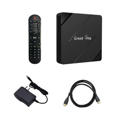 Acum Great Bee Arabic Times Muslim 4K Ultra HD TV Box, Full Streaming Halal Player, 2GB RAM 16GB ROM, Dual-Band WiFi, H313 Chip - Senior-Friendly Design with Easy Remote