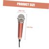 SWOOMEY 1set Miniature Microphone Handheld Singing Microphone Recording for Tablet Cell Phone view 2