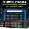 Audio Stereo Graphic Equalizer,31-Band Digital Equalizer,LED Spectrum Display,10 Preset Effects,High,Mid And Bass Adjustment for Recording Studio(Dual) view 3