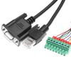 Alvin's Cables M12 A-Code 17 Pin Power Data Ethernet Cable for Hikrobot ID2000 ID3000 Barcode Readers, SC2000 SC3000 Vision Sensors, M12 17 Pin Female to RJ45 DB9 Interface Integrated Cable 3.3ft/1m view 2