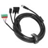 Alvin's Cables M12 A-Code 17 Pin Power Data Ethernet Cable for Hikrobot ID2000 ID3000 Barcode Readers, SC2000 SC3000 Vision Sensors, M12 17 Pin Female to RJ45 DB9 Interface Integrated Cable 3.3ft/1m view 4