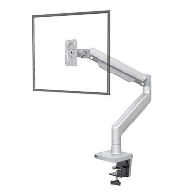 BEGWVDJTP Gas Spring arm 22-40 inch Curved Screen Desktop Monitor Stand 360 Degree Rotation Monitor mounting arm G40 G45(G40-Silver Grey)