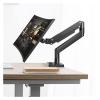 BEGWVDJTP Gas Spring arm 22-40 inch Curved Screen Desktop Monitor Stand 360 Degree Rotation Monitor mounting arm G40 G45(G40-Silver Grey) view 2