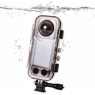 Coyktonty Waterproof Case/Invisible Dive Case for Insta360 X5,Supports 60M/196 FT Underwater Scuba Snorkeling Deep Diving with Bracket Accessories