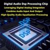 Audio Stereo Graphic Equalizer,31-Band Digital Equalizer,LED Spectrum Display,Noise Reduction,10 Preset Effects for Recording Studio(2) view 3