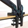 BEGWVDJTP F160 Gas Spring Desktop 17-inch-27-inch Dual Monitor Stand arm Monitor mounting Bracket, Each arm Load-Bearing 2-9 kg(Black) view 4