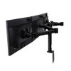 BEGWVDJTP Desktop Clamp Full Motion 10-30 Inch Triple Monitor Stand 360 Degree Triple LED LCD Monitor Mounting Arm Stand 10kg per Arm view 2