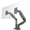 BEGWVDJTP F160 Gas Spring Desktop 17-inch-27-inch Dual Monitor Stand arm Monitor mounting Bracket, Each arm Load-Bearing 2-9 kg(Matte Charcoal) view 1