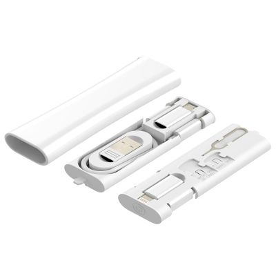 60W Travel Cord Adapter Kit Box 27W USB C to Lightning Charging Adaptor (5in1) Storage Card Plug Data Lighting Jack OTG Charger Connectors Case for iPhone 17 16 15 14 13 Pro Max Power Cable Converter