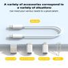60W Travel Cord Adapter Kit Box 27W USB C to Lightning Charging Adaptor (5in1) Storage Card Plug Data Lighting Jack OTG Charger Connectors Case for iPhone 17 16 15 14 13 Pro Max Power Cable Converter view 3