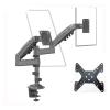 BEGWVDJTP H180 17" - 27" Gas Spring Dual Monitor Desk Stand Arm Full Motion LCD TV Stand 2-9kg Long Arm Clamp Grommet(with Adaptor) view 1