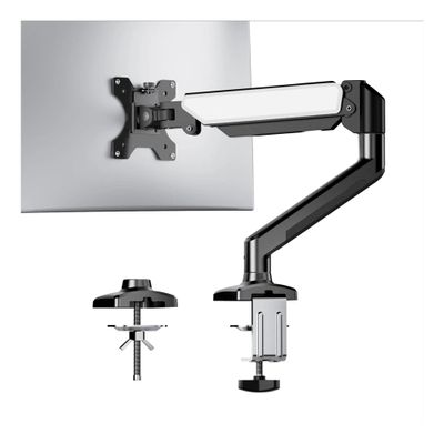BEGWVDJTP MS-001 Monitor Arm Mounting Bracket Single Arm, Flexible Adjustment 180 Rotation 360 Rotation Support Monitor Arm Bracket