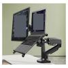 ZCERA F160 + FP-2 Gas Spring Double arm for 17" - 27" Monitor Stand + 10" - 17" Laptop Stand Gas Pressure Stand Load 2-9 kg(2025 Ver White) view 2