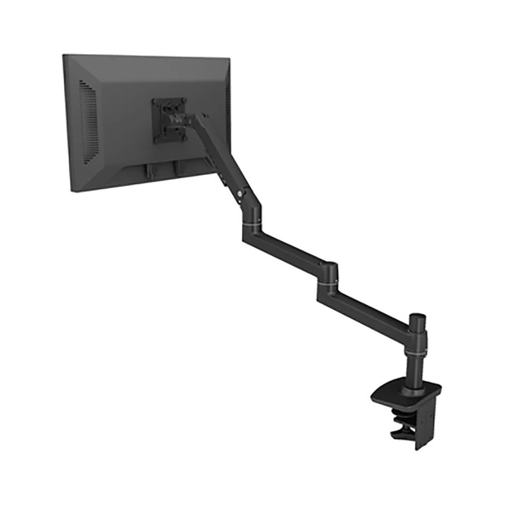 BEGWVDJTP V63C Aluminum Alloy Extra Long Arm LED LCD Monitor Stand Desktop Clamp Full Dynamic Monitor Mounting Bracket(V63CB)