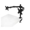 BEGWVDJTP C024 Desk Clamp Full Motion 360 Degree Dual Monitor Stand 10" - 27" LCD LED Monitor Mounting Arm, 9.9kg per Head view 4