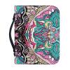 WUYOJUXA Bohemia Bible Cover with Handle Bible Carrying Cases Bible Bag Bible Study Supplies Book Protector Bible Case for Women Girls-size2XL view 1