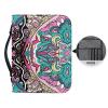 WUYOJUXA Bohemia Bible Cover with Handle Bible Carrying Cases Bible Bag Bible Study Supplies Book Protector Bible Case for Women Girls-size2XL view 4