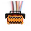 Speaker Connector 1 Pc 10 Pin Car Headlight Electronic Connector Wiring Harness Far Near Beam Socket Lighting Plug Compatible with The 307 308 408(10 Pcs) view 1
