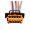 Speaker Connector 1 Pc 10 Pin Car Headlight Electronic Connector Wiring Harness Far Near Beam Socket Lighting Plug Compatible with The 307 308 408(10 Pcs) view 2