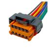 Speaker Connector 1 Pc 10 Pin Car Headlight Electronic Connector Wiring Harness Far Near Beam Socket Lighting Plug Compatible with The 307 308 408(10 Pcs) view 3