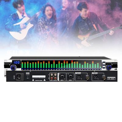 Noise Reduction with Spectrum Display Graphic Equalizer,31 Band Digital Equalizer,Professional Sound system Professional Equaliser for KTV