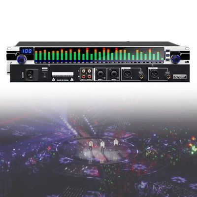 Graphic Equalizer,31-Band Spectrum Display Audio Digital Equalizador,Professional Audio Processor,Professional Sound system Professional Equalizers